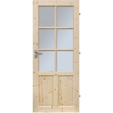 Dřevěné dveře BUDAPEST 6S (Kvalita B)