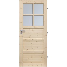 Dřevěné dveře Manchester 4S (Kvalita B)