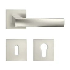 Klika Bolzano - Nikl mat, rozeta 6 mm Klika Bolzano - Nikl mat, rozeta 6 mm