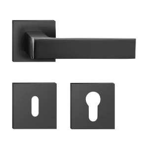 Klika HIT-HR - Černá, rozeta 6 mm