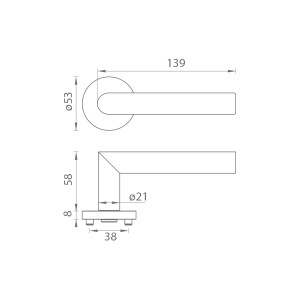 klika GK - Lucia Profesional-R - Nerez