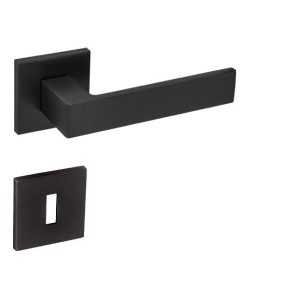 Klika HIT-HR (Černá mat) - úzká rozeta 6 mm