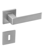 Klika HIT-HR (Chrom broušený) - úzká rozeta 6 mm