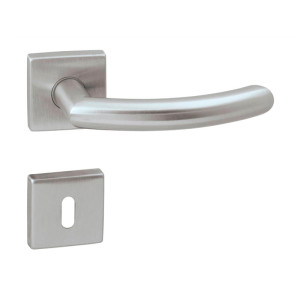 Klika NERO - HR (Broušená nerez)