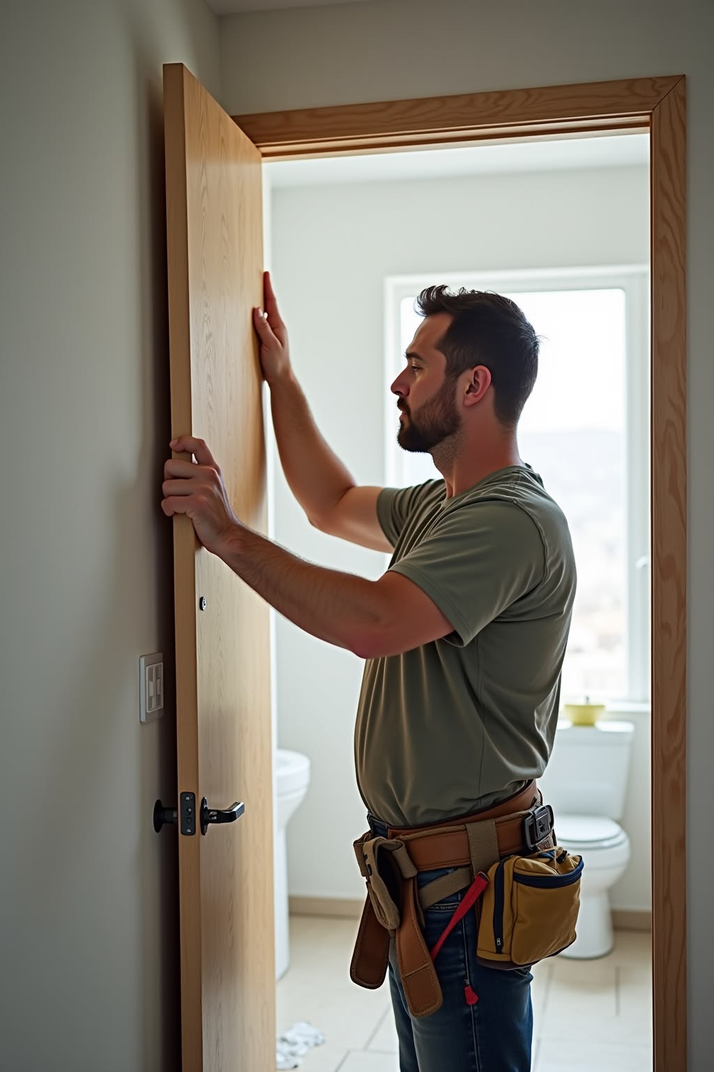 Zaměření stavebního otvoru pro nové dveře po rekonstrukci