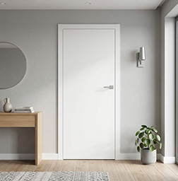 Moderní interiérové dveře v obývacím pokoji