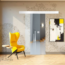 Moderní interiér s elegantními posuvnými dveřmi na stěnu