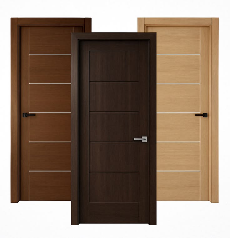 Detail odolného CPL povrchu interiérových dveří